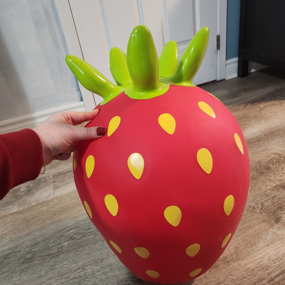 Red Strawberry Jumpy Toy - Picture 5 of 6